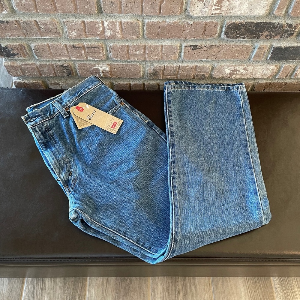 Mens Levi Strauss & Co, 517 Denim Bootcut Jeans